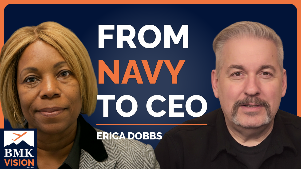 #47 – From Navy Mustang to GovCon Cyber CEO (Erica Dobbs – Dobbs Defense Solutions)
