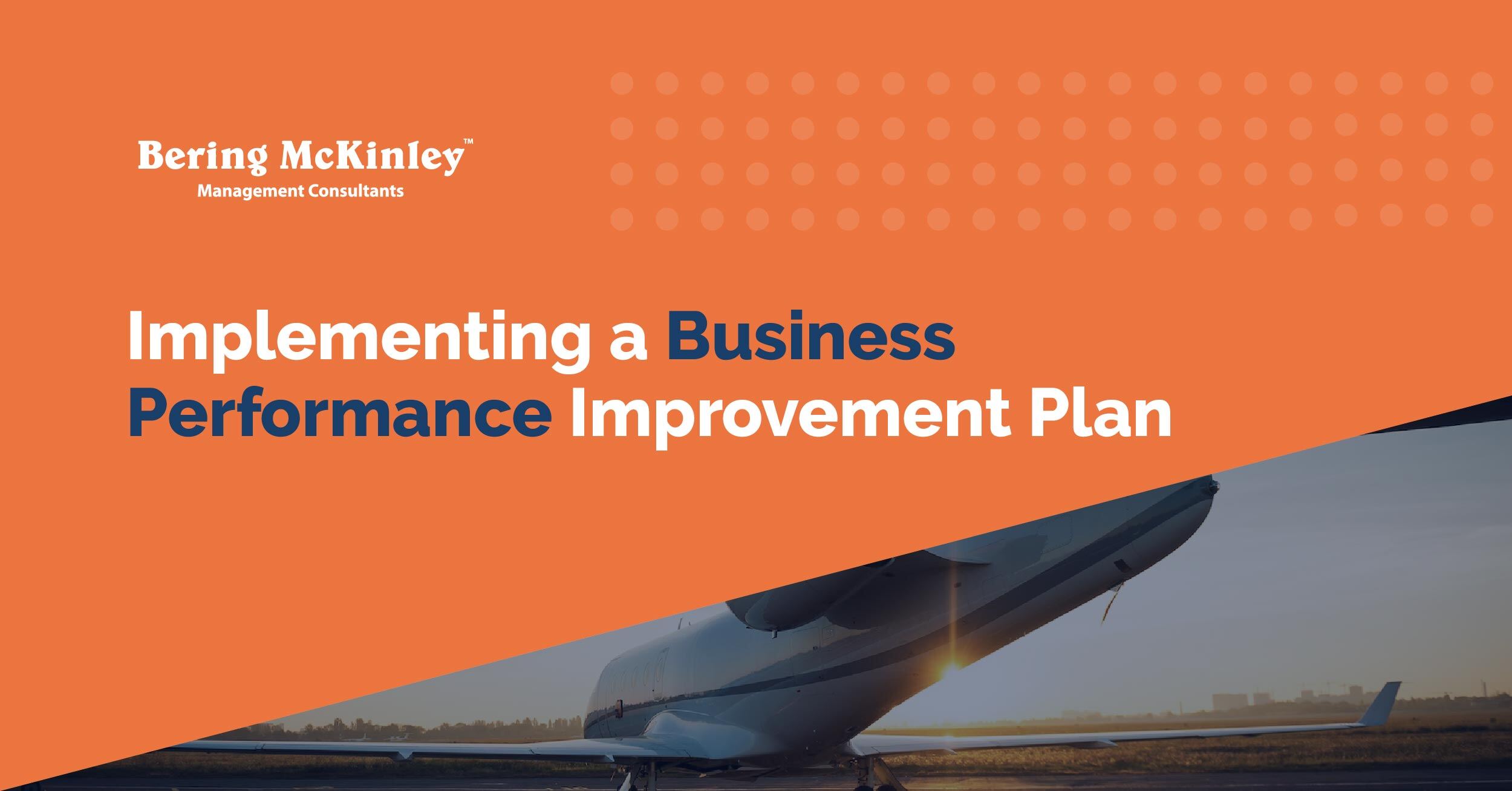 Implementing a Business Performance Improvement Plan: From Strategy to Action